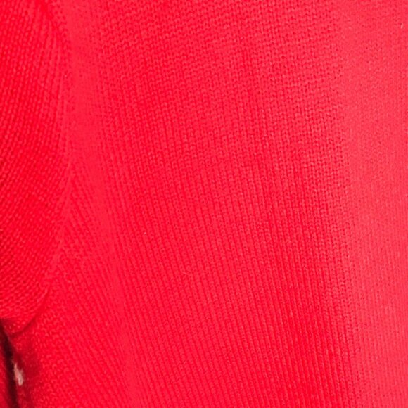 Christmas Sweater Chunky Knit Pullover Red Size Large 42-44 Ugly Holiday Party - Picture 5 of 11